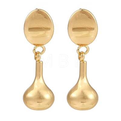 201 Stainless Steel Teardrop Stud Earrings EJEW-I309-20A-G-1