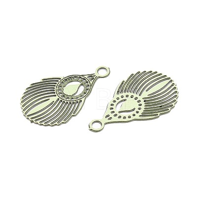 Spray Painted 430 Stainless Steel Pendants STAS-N121-08D-1