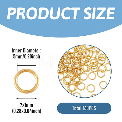 20g Brass Open Jump Rings FIND-TA0010-69E-G-1