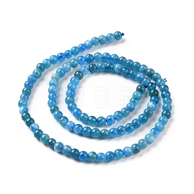 Natural Apatite Beads Strands X-G-D856-01-4mm-A-1