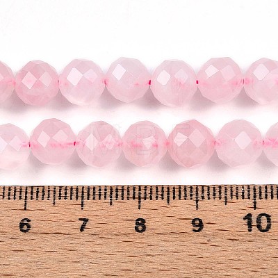 Natural Rose Quartz Beads Strands G-S345-8mm-34-1