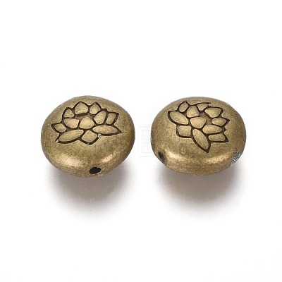 Tibetan Style Alloy Beads TIBEB-Q067-08AB-NR-1