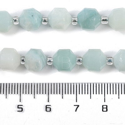 Natural Flower Amazonite Beads Strands G-O201B-116F-1