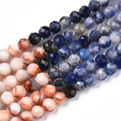 Natural Mixed Gemstone Beads Strands G-D080-A01-02-25-1