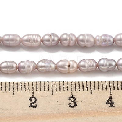 Natural Cultured Freshwater Pearl Beads Strands PEAR-P062-01C-1