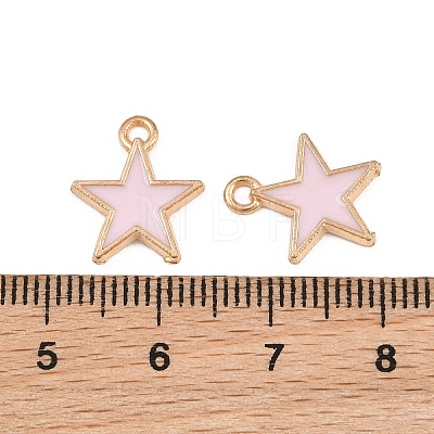 Alloy with Enamel Charms AL-CBA9C31-06G-E-1