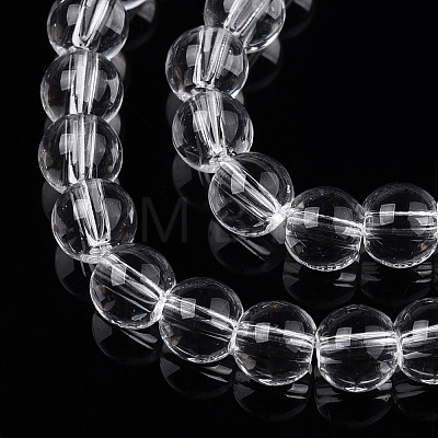 Transparent Glass Beads Strands GLAA-T032-T4mm-13-1
