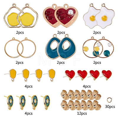 DIY Earrings Making Kits DIY-SC0011-49-1
