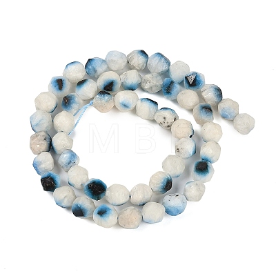 Natural Blue Ice Glacierite Stone Beads Strands G-B092-A01-02-1