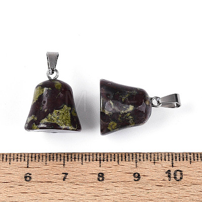 Natural Dragon Blood Pendants G-N349-15P-03-1