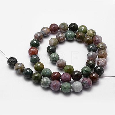 Natural Indian Agate Beads Strands G-D840-51-6mm-1