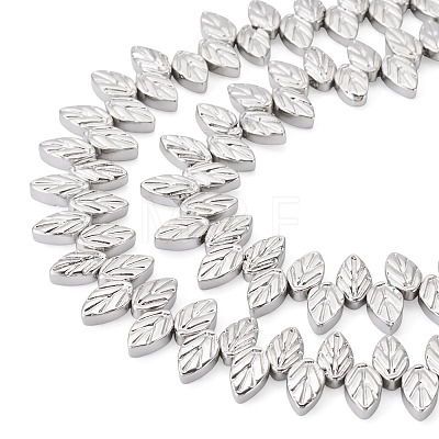 130Pcs 2 Strands Electroplate Glass Beads Strands EGLA-TA0013-56B-1