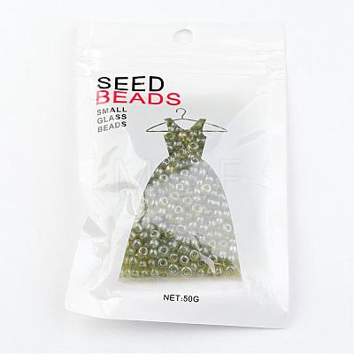 Round Glass Seed Beads X-SEED-A006-4mm-104-1