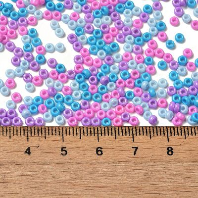 Baking Paint Glass Seed Beads SEED-P006-03A-19-1