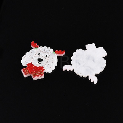 Christmas Theme Printing Acrylic Pendants BACR-N002-01M-1