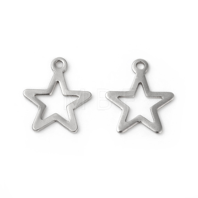 Tarnish Resistant 304 Stainless Steel Pendants STAS-F192-027P-1