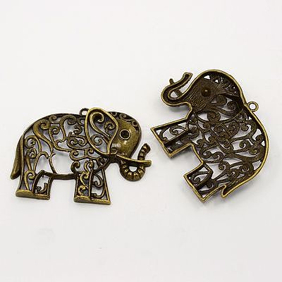 Tibetan Style Alloy Big Pendants X-TIBEP-29-AB-LF-1