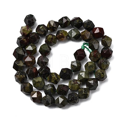 Natural Dragon Blood Beads Strands G-Z119-A17-02-1