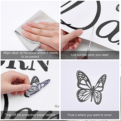 PVC Wall Stickers DIY-WH0228-407-1