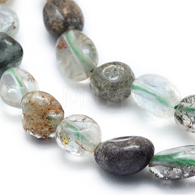 Natural Lodolite Quartz Beads Strands G-L550A-07-1