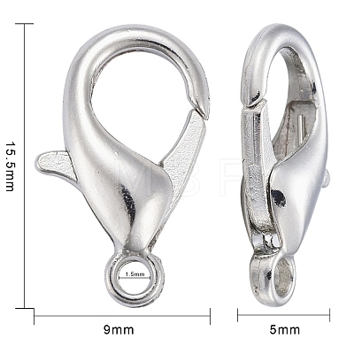 Zinc Alloy Lobster Claw Clasps E106-NF-1