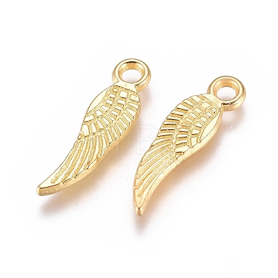 Tibetan Style Alloy Wing Charms LS-TIBEP-3344-G-NR-1