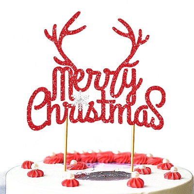 Merry Christmas Cake Topper PW-WG273D7-03-1