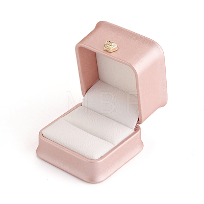 PU Leather Ring Gift Boxes LBOX-L005-A01-1