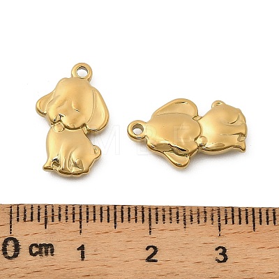 304 Stainless Steel Pendants STAS-G358-07G-02-1