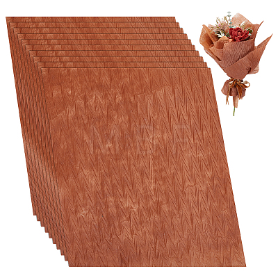 Crepe Paper Flower Packaging Paper AJEW-WH0472-05C-1