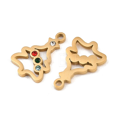 Christmas 304 Stainless Steel Pendants SA-CBA85C0-02D-G-1