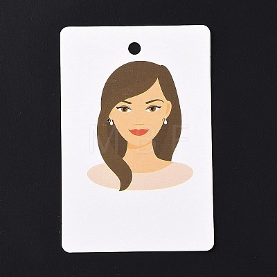 Paper Earring Display Cards DIY-B061-05F-1