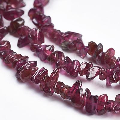 Natural Garnet Beads Strands G-K204-01-1