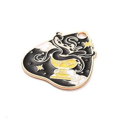 Alloy Enamel Pendants FIND-V001-01G-02-1