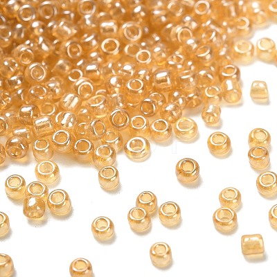Transparent Colours Glass Seed Beads SEED-H004-01G-1