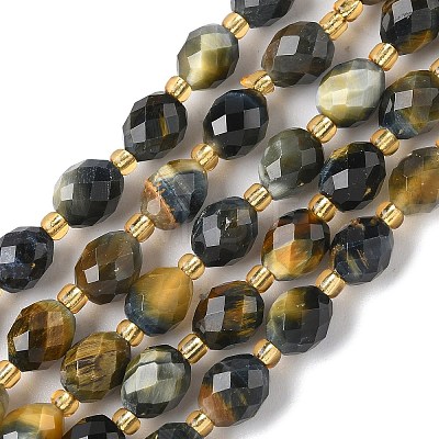 Natural Tiger Eye Beads Strands G-F809-A26-01-1