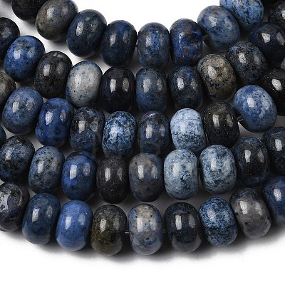Natural Dumortierite Beads Strands G-A280-A09-02-1