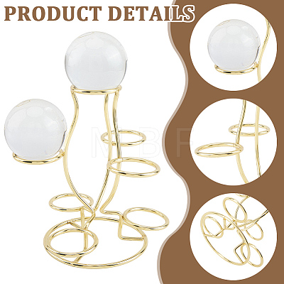 7-Slot Alloy Easter Egg Display Stands ODIS-WH20010-13A-G-1