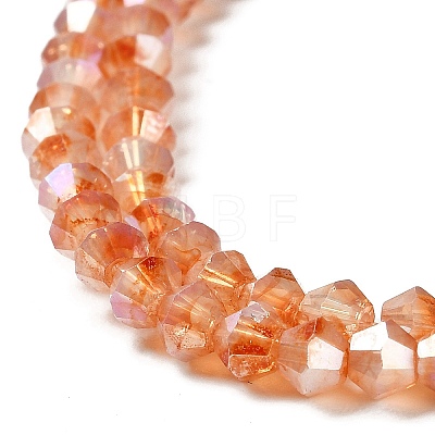 Imitation Jade Glass Beads Strands GLAA-P058-02A-08-1