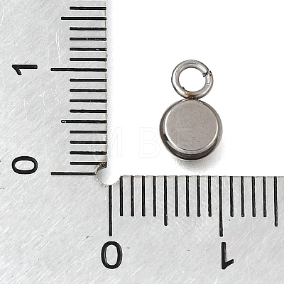 304 Stainless Steel Pendant Cabochon Settings STAS-F365-02A-P-1