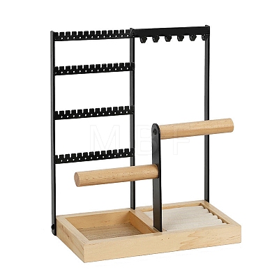 Multi Levels Rectangle Iron Earring Display Stands PAAG-PW0012-45-1
