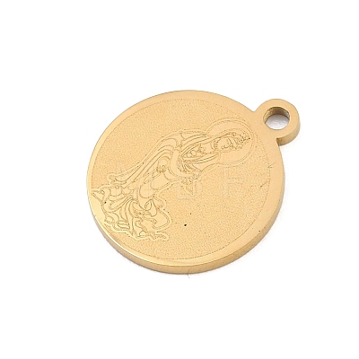 Buddhist 304 Stainless Steel Pendants SA-CBAE30B-02A-G-1