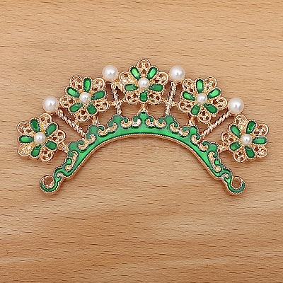 Crown Alloy Enamel Hair Finding PW-WGD2F69-07-1