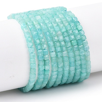 Natural Amazonite Beads Strands G-K366-H01-3mm-1