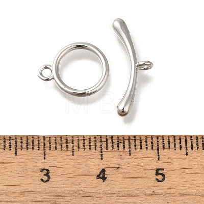 Brass Toggle Clasps KK-H480-02P-1