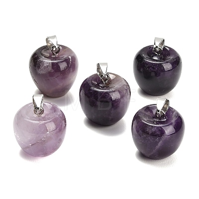 Natural Amethyst Pendants GG-K002-15A-1