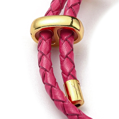 Leather Braided Cord Bracelets BJEW-G675-06G-01-1