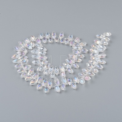 Crystal Glass Beads Strands X-GLAA-D033-01-1