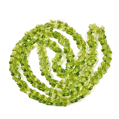 Transparent Glass Beads Strands GLAA-Q118-01A-B06-1
