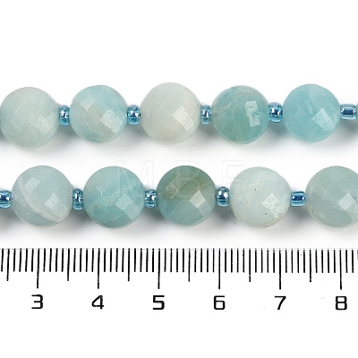 Natural Amazonite Beads Strands G-B094-A09-01-1